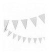 Silver Party Banner Triangle Garland