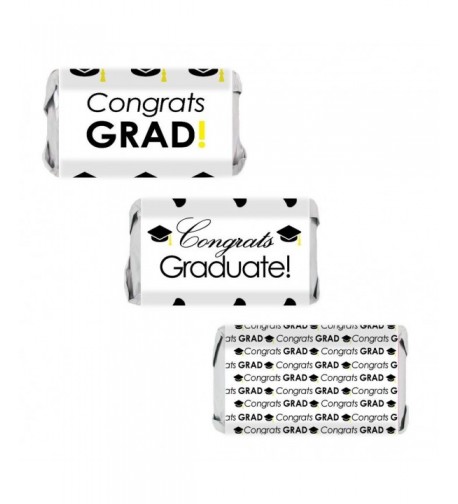 Congrats Miniatures Wrapper Stickers Graduation