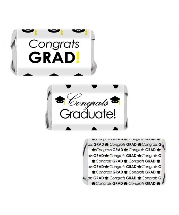 Congrats Miniatures Wrapper Stickers Graduation