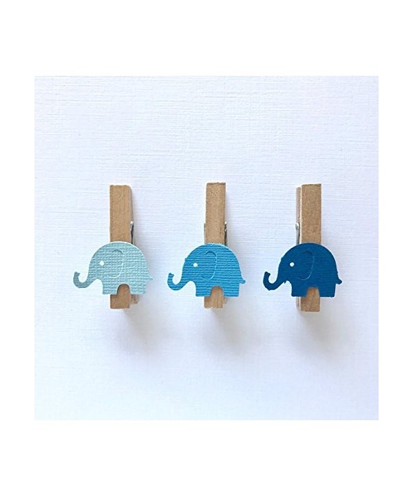Sweet Thymes Elephant Clothespins Decoration