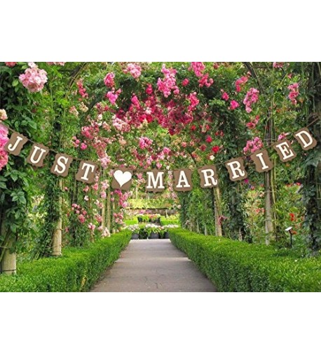 QTMY Vintage MARRIED Wedding Decoration