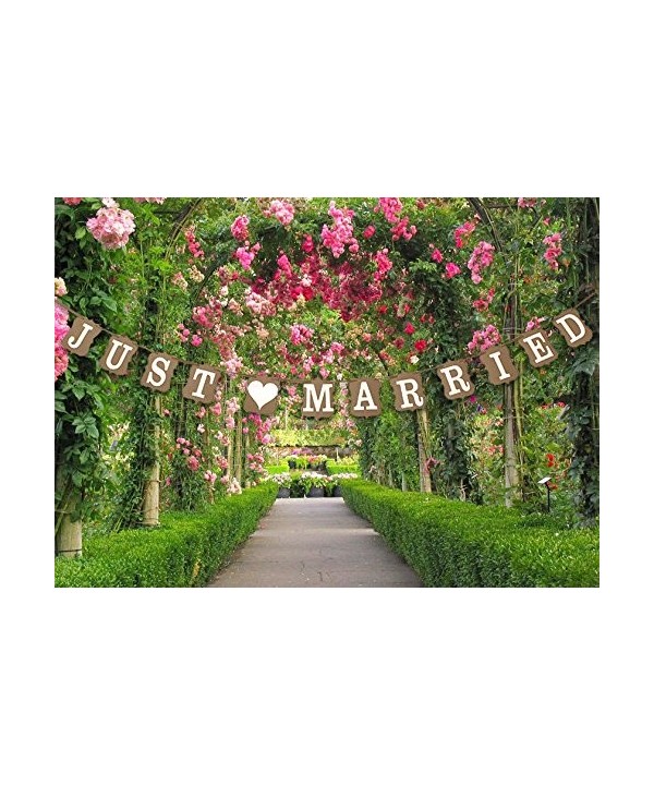 QTMY Vintage MARRIED Wedding Decoration