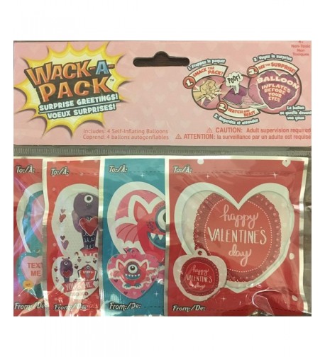 Wack pack Valentines Balloons Packs