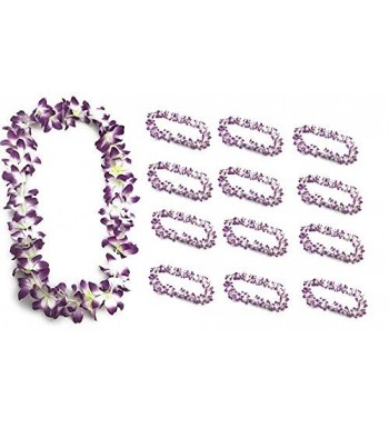 Purple Hawaiian Garland Artificial Flowers