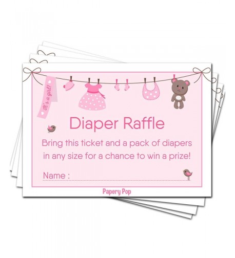 Diaper Raffle Tickets Baby Shower