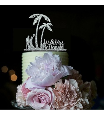 Beach Wedding Toppers Romantic Personalized