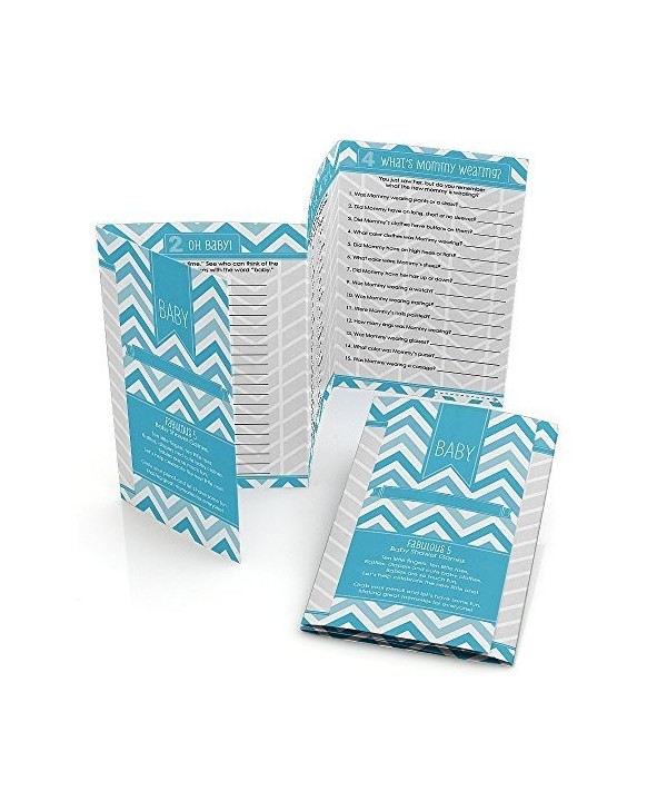 Big Dot Happiness Chevron Blue