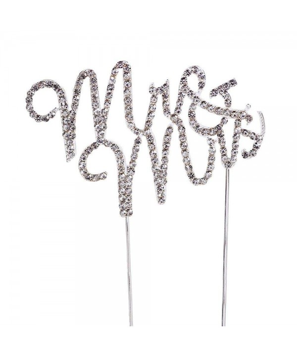 Rhinestone Monogram Wedding Anniversary Decoration