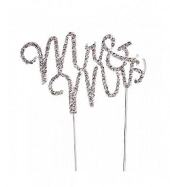 Rhinestone Monogram Wedding Anniversary Decoration