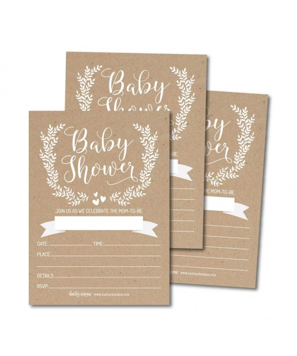 Invitations Sprinkle Neutral Printable Supplies