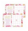 Floral Bridal Shower Bingo Design