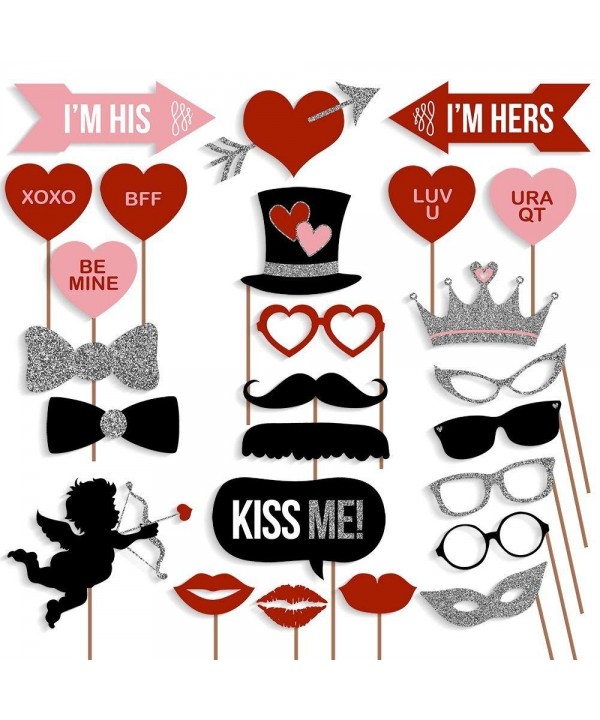 Valentines ATTACHED Decorations Mustaches USA SALES