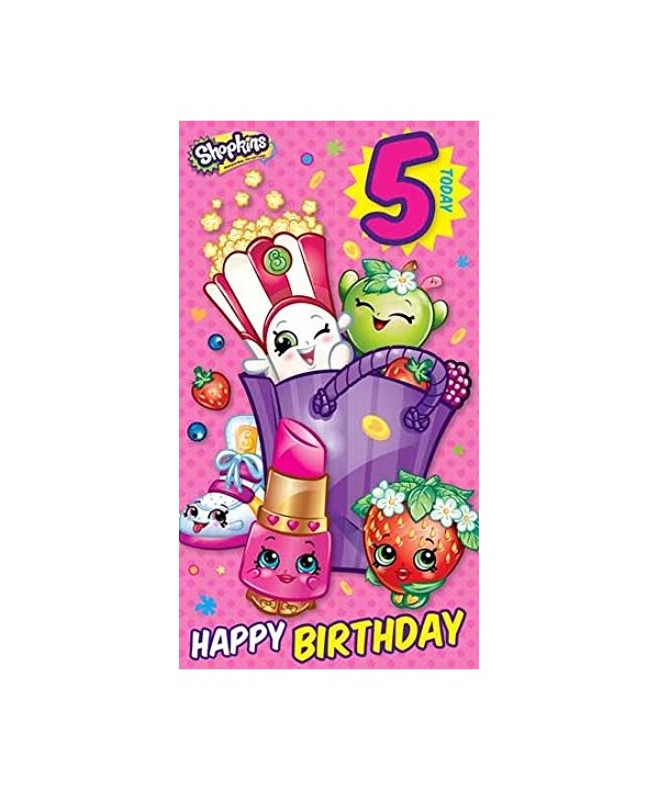 Shopkins age today birthday card Shopkins age today birthday card