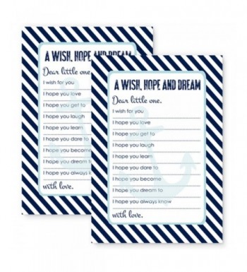 Nautical Wishes Baby Shower Cards