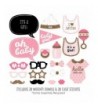Cheap Real Baby Shower Party Photobooth Props
