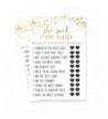 Abstract Bridal Shower Games Cards