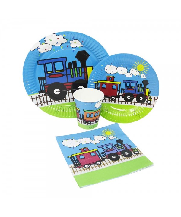 Blue Orchards Standard Tableware Train Themed