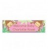 Monkey Shower Large Personalized Banner