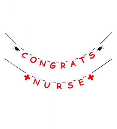 Congrats Nurse Banner Graduation Decor
