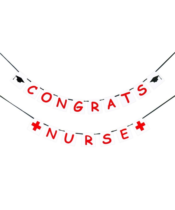 Congrats Nurse Banner Graduation Decor