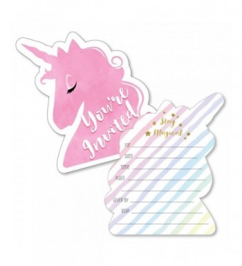 Rainbow Unicorn Fill Invitations Invitation