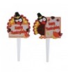 Thanksgiving Turkey Cupcake Picks pcs