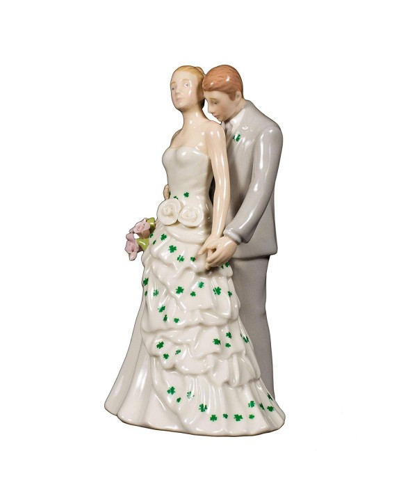 Shamrock Bride Porcelain Wedding Topper