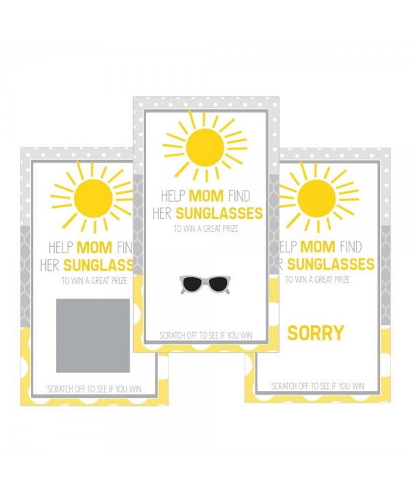 Scratch Cards Shower Games Sunshine