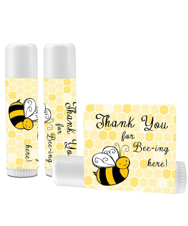 12 Bee Lip Balm Favors