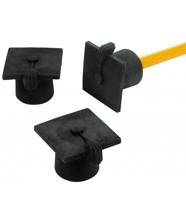 Graduation Mortarboard Pencil Erasers Accessory