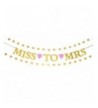 Miss Banner Glitter Heart Shaped Garlands