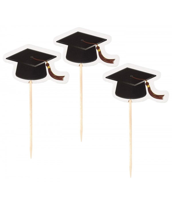 Bamboo Cocktail Picks Graduation Toothpicks