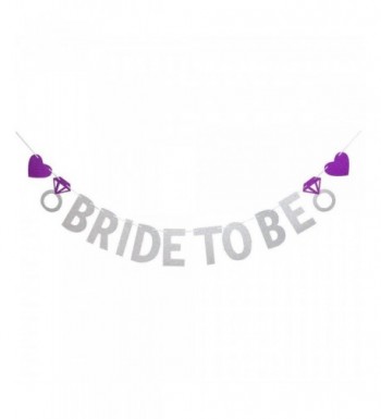 Banner Silver Wedding Bridal Bunting