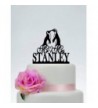 Penguin Personalized Silhouette Wedding Decortions