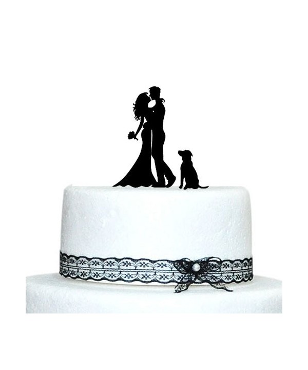 Buythrow Bride Silhouette Wedding Topper