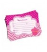 Pink Cupcake Invitations Envelopes Large