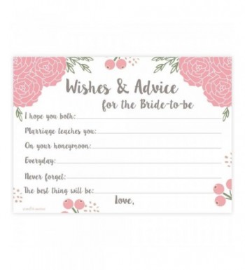 Blossoms Floral Bridal Wishes Activity