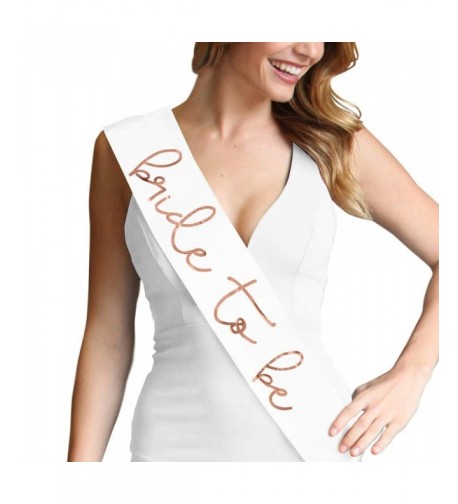 Rose Gold Bridal Shower Sash