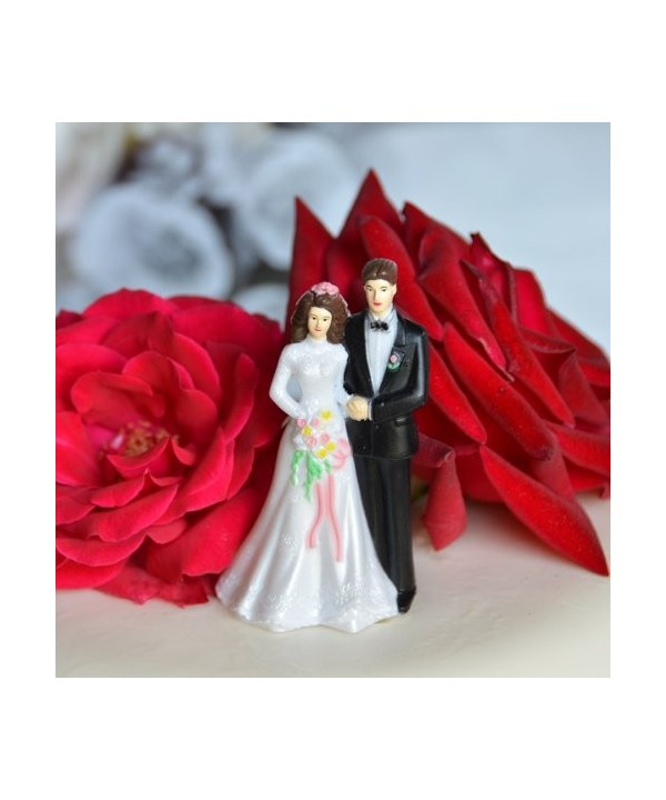 Bride Groom Cake Topper Complexion