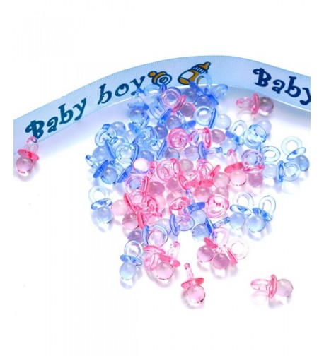 100pcs Acrylic Pacifier Shower Decorations