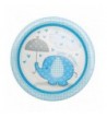 Blue Elephant Baby Shower Plates